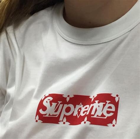 supreme louis vuitton box logo replica|louis vuitton supreme t shirt.